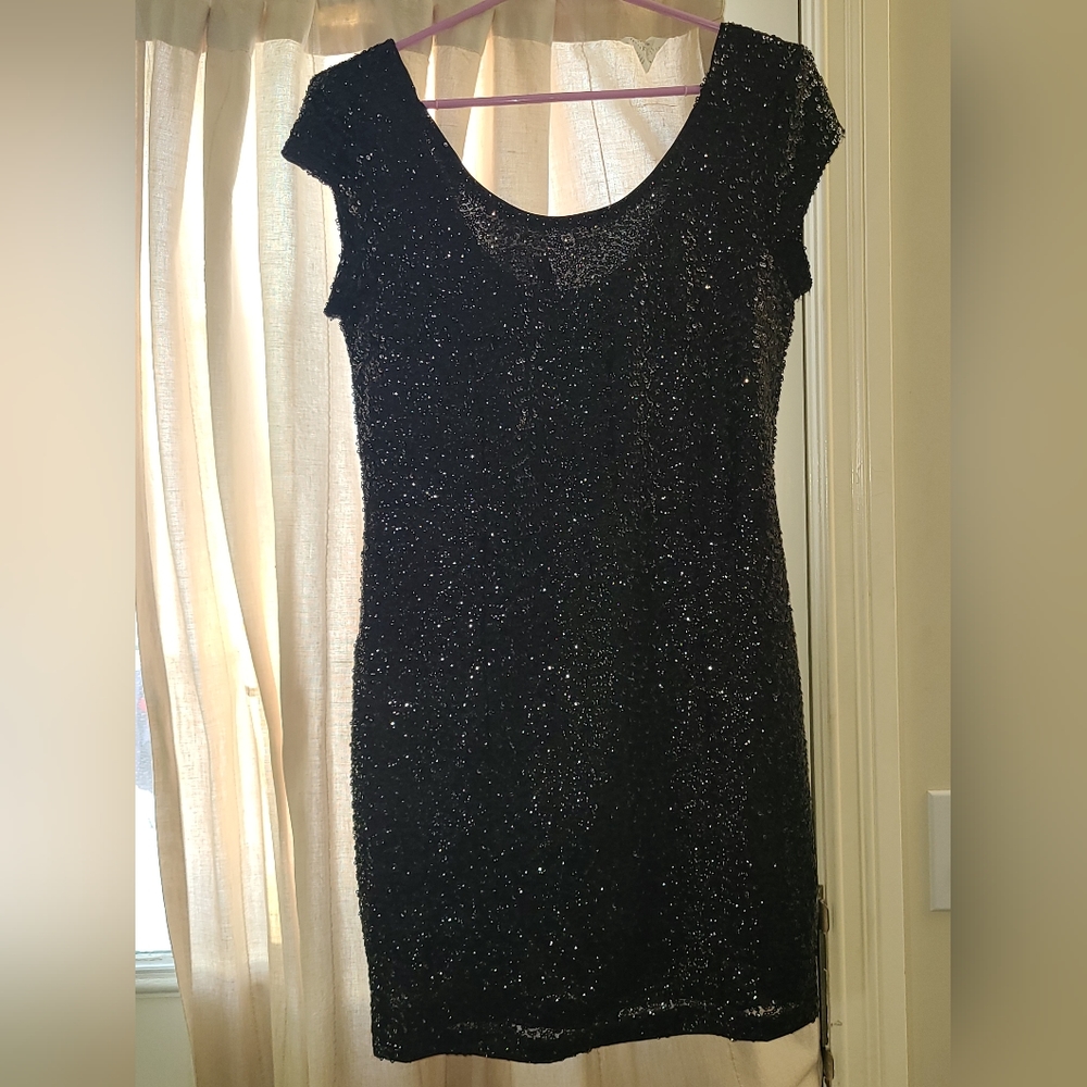Black Sequin H&M Dress